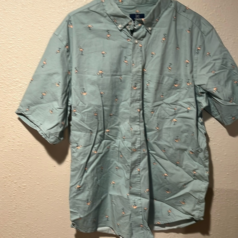 George brand. Size xl sea foam green with pink flamingo